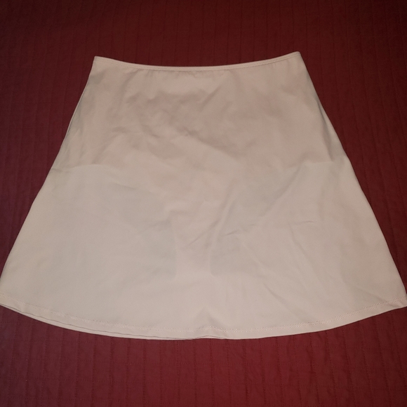light pink swim skirt